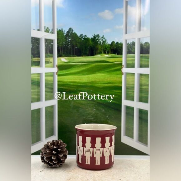 Nutcracker Burgundy/Beige Ceramic 18oz Mug - Picture 4 of 10